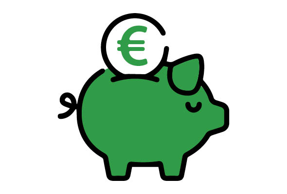 Ikona zarządzania finansami